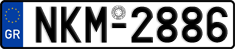 License plate of Greece, Cars