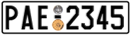 License plate of Greece, Cars