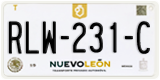 Nuevo León, Cars (AAA-000-A)