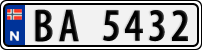 License plate of Norway, Trailers, motorcycles, special vehicles