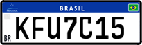 License plate of Brazil, Private owners (Mercosul)