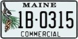 Maine, Commercial vehicles (1A-2345)