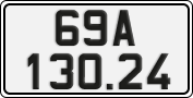 License plate of Vietnam, Cars