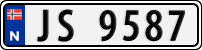 License plate of Norway, Trailers, motorcycles, special vehicles
