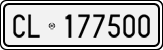 License plate of Italy, Cars (1927 year series)