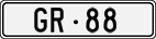 License plate of Switzerland, Cars