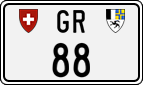 License plate of Switzerland, Cars