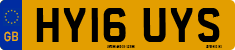 License plate of the United Kingdom, 2001 year system