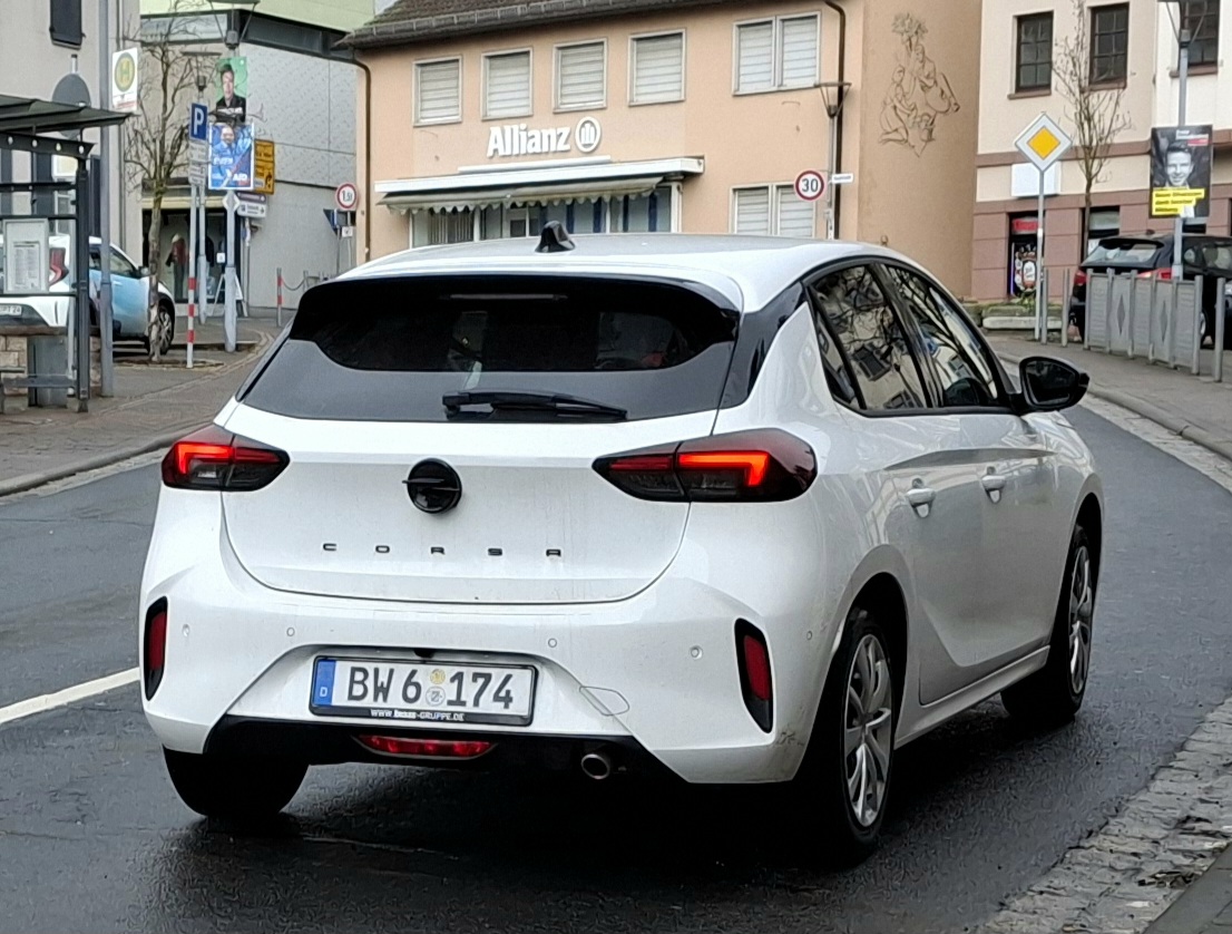 BW 6 174, Opel Corsa 6th gen (F; P2JO), facelift, 2023–