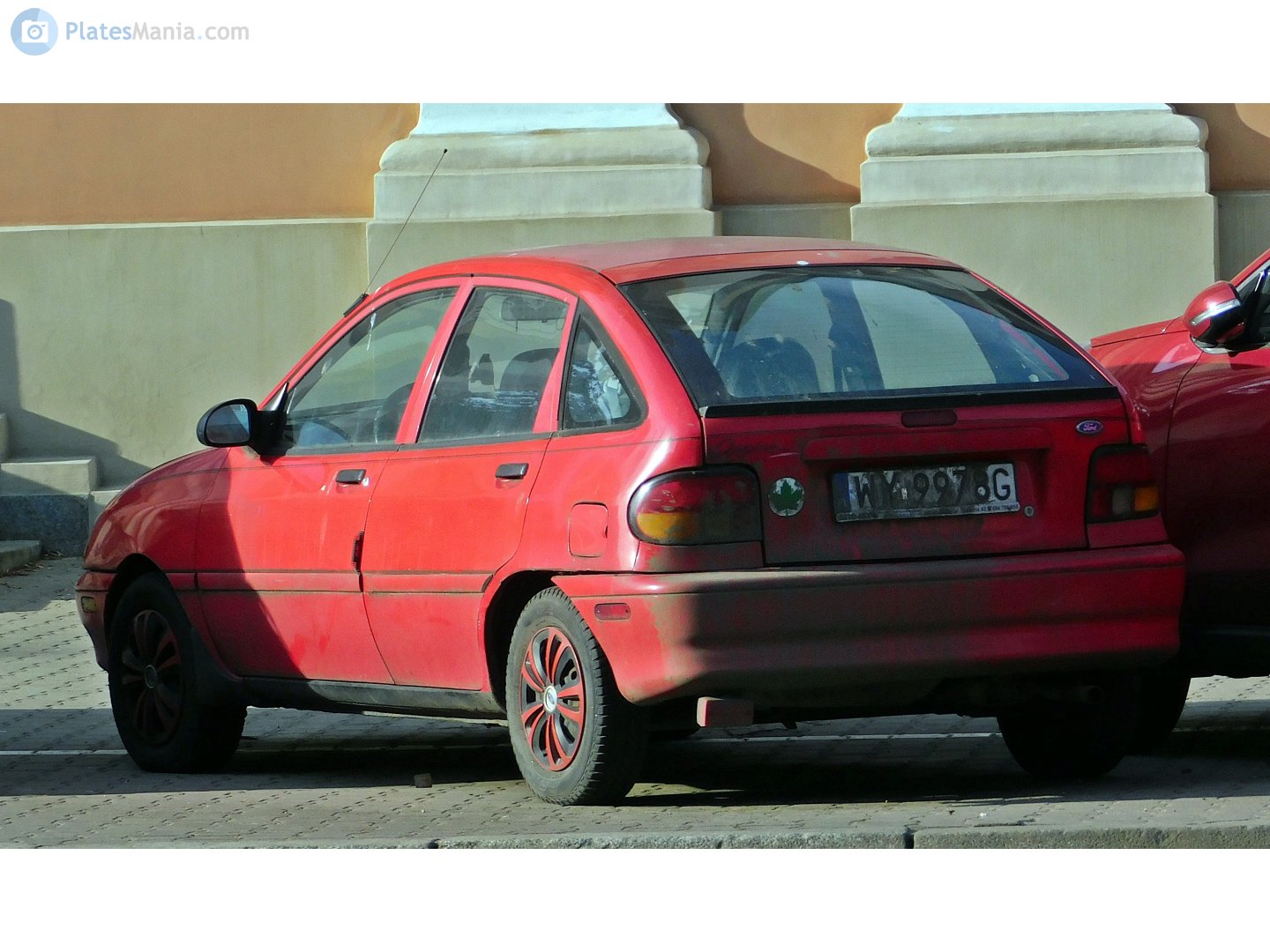 WY 9978G, Ford Aspire 1st gen 5-door Hatch (BT57), 1993–1996