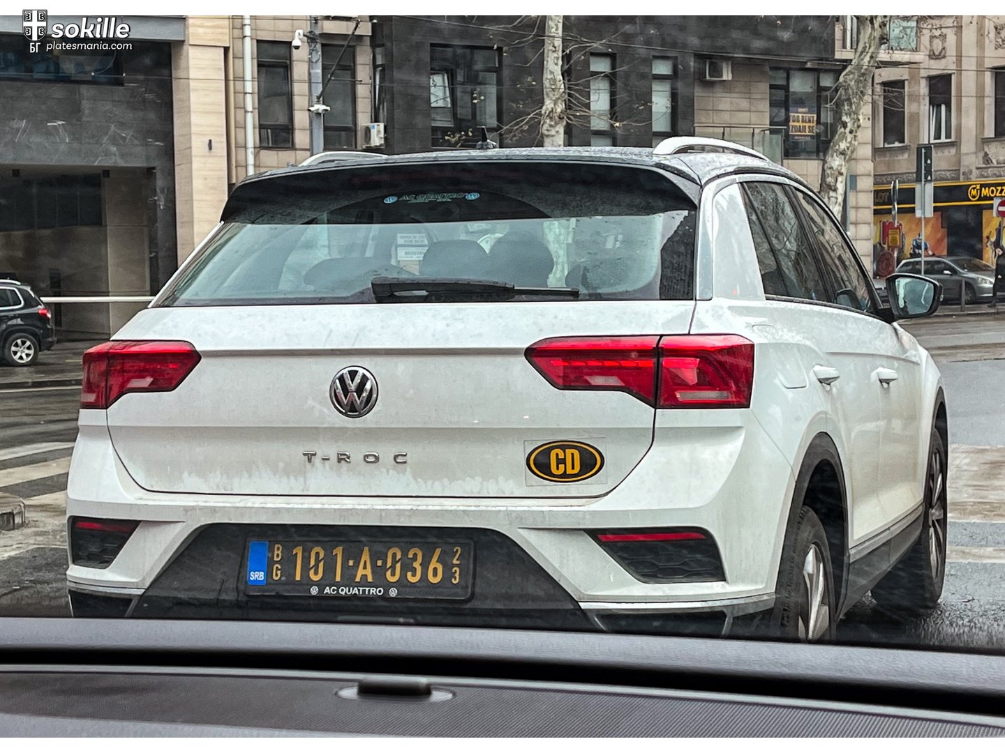 BG 101-A-036, Volkswagen T-Roc 1st gen SUV (A11), 2017–2022