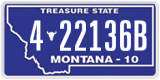 Montana, 1-12345A / 10-1234A