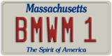 Massachusetts, Vanity Plates