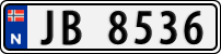License plate of Norway, Trailers, motorcycles, special vehicles