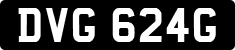 License plate of the United Kingdom, 1963 year system