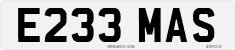 License plate of the United Kingdom, 1983 year system