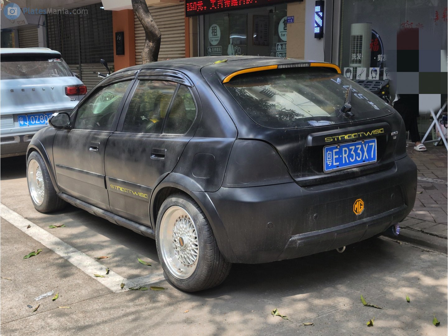 粤E·R33X7, MG 3 1st gen 3SW (X30; CN-market), 2008–2011