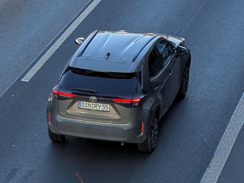 DIN RY 55, Toyota Yaris Cross 1st gen (XP210; Global-market), 2020–