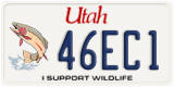 Utah, Specialty plates (12AB3)