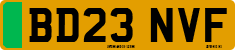 License plate of the United Kingdom, 2001 year system