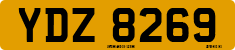 License plate of the United Kingdom, Northern Ireland (1966)