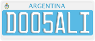 License plate of Argentina, Diplomatic