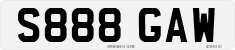 License plate of the United Kingdom, 1983 year system