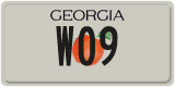 Georgia, Vanity Plates