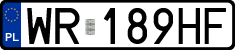 License plates of Poland, Regular car plates