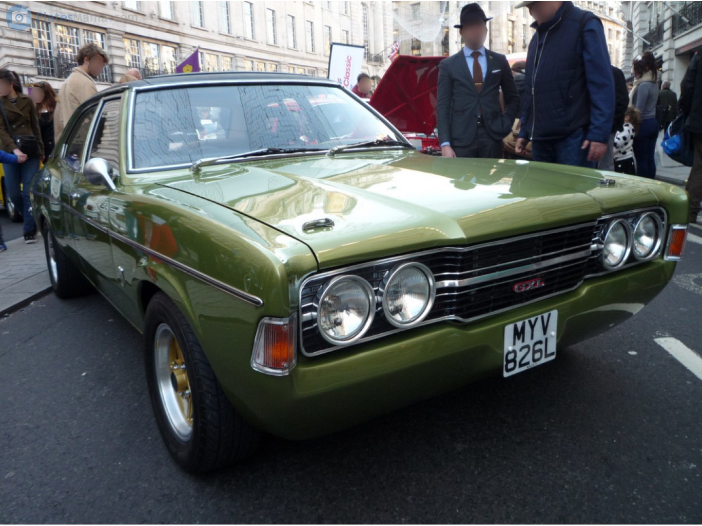 MYV826L, Ford Cortina 3rd gen 4-door Sedan (Mk3; TC), 1970–1976