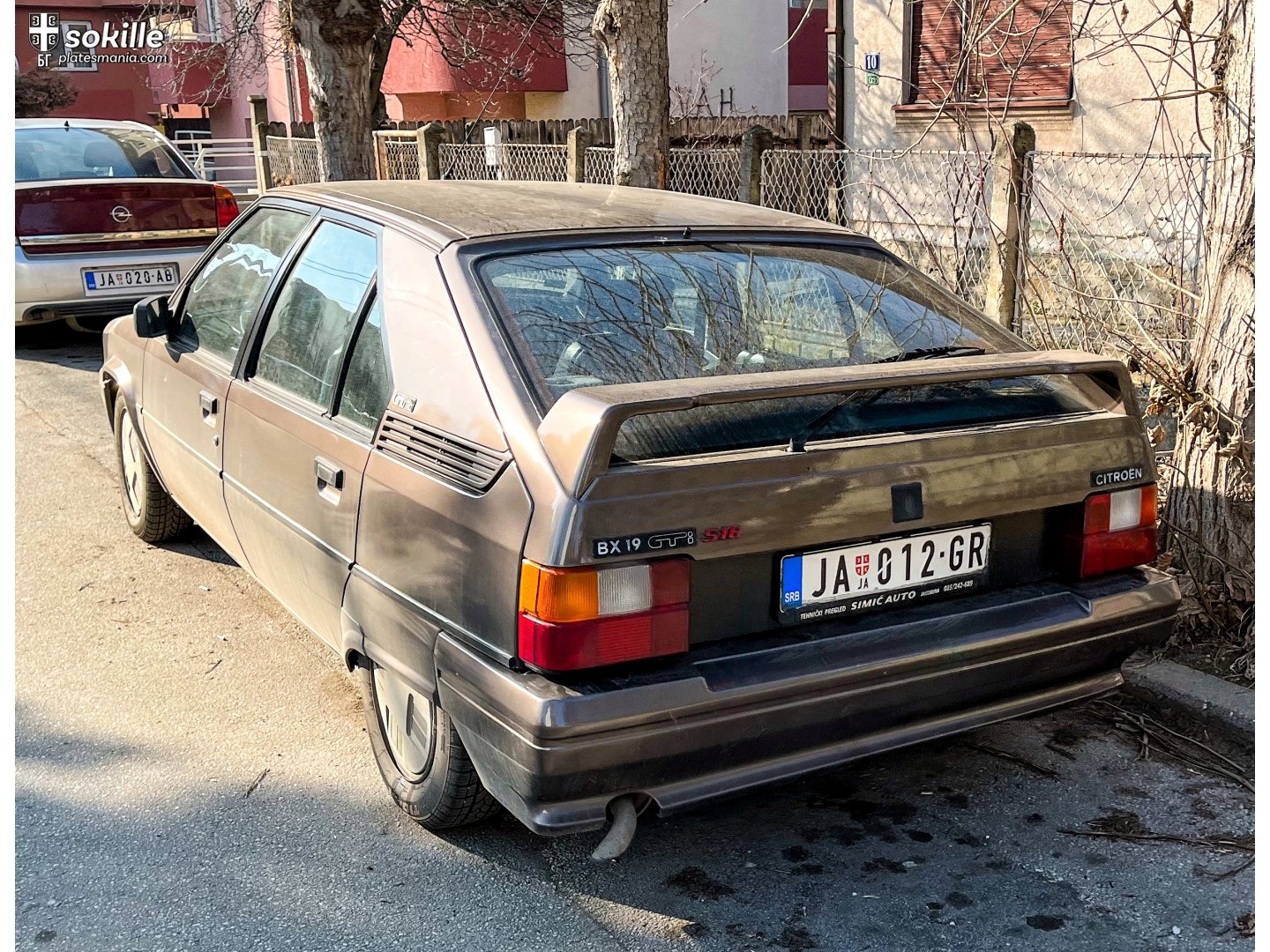 JA 012-GR, Citroёn BX 1st gen Hatch (XB), 1982–1993