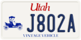 Utah, Specialty plates (A123B)