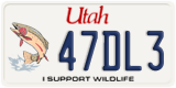 Utah, Specialty plates (12AB3)