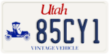 Utah, Specialty plates (12AB3)