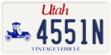 Utah, Specialty plates (1234A)
