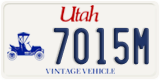 Utah, Specialty plates (1234A)