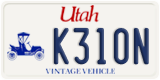 Utah, Specialty plates (A123B)