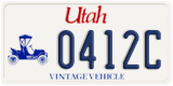 Utah, Specialty plates (1234A)