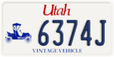 Utah, Specialty plates (1234A)