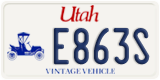 Utah, Specialty plates (A123B)