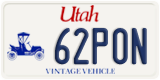 Utah, Vanity Plates