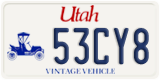 Utah, Specialty plates (12AB3)