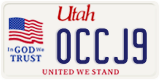 Utah, Specialty plates (1ABC2)