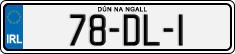 License plate of Ireland, Regular plates