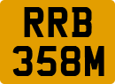 License plate of the United Kingdom, 1963 year system