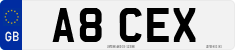 License plate of the United Kingdom, 1983 year system