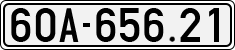 License plate of Vietnam, Cars