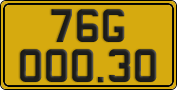 License plate of Vietnam, Commercial vehicles
