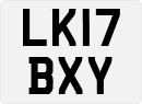 License plate of the United Kingdom, 2001 year system