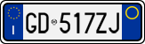 License plate of Italy, Cars (1994 year series)